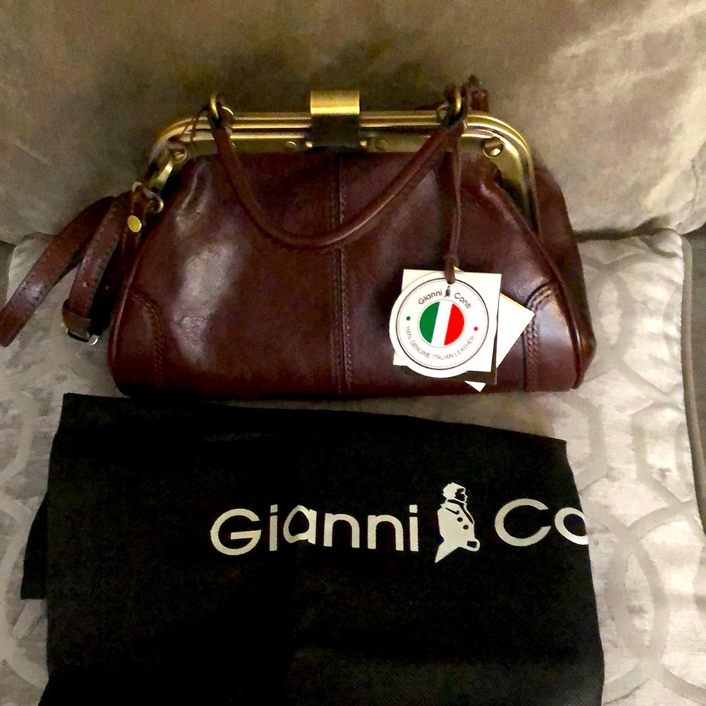 Gianni Conti leather purse